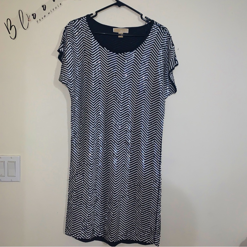 Michael Kors Dress Women's S Small Sequined Short Shift